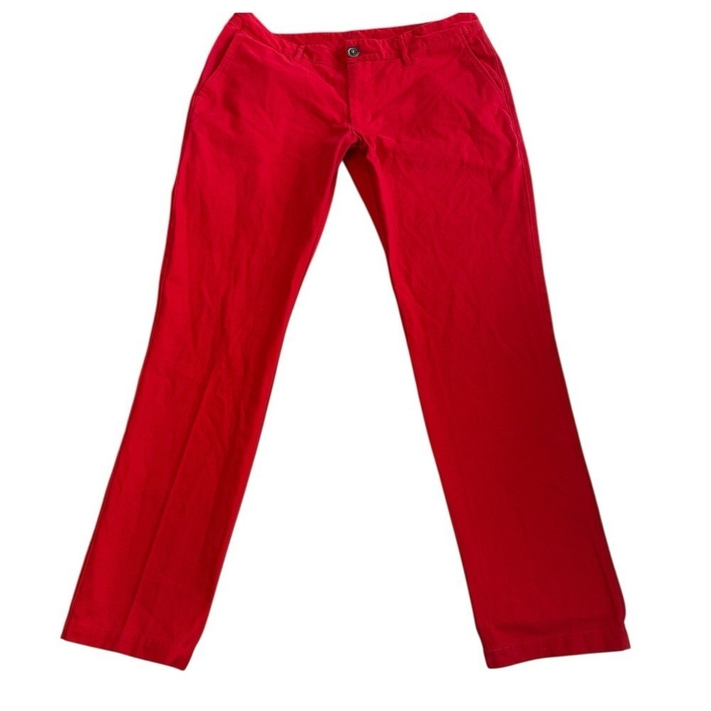 Saint Harridan‎ Crowd Built Men's Pants Size 34 — Red with Blue Pocket Lining